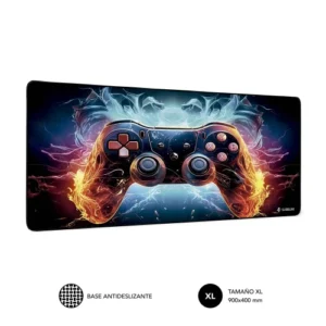 SUBBLIM GameCore XL Alfombrilla de ratón para juegos Negro, Multicolor