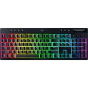 TECLADO RAZER BLACKWIDOW V4 LOW PROFILE HYPERSPEED ORANGE SWITCH (US LAYOUT) (RZ03-05270800-R3M1)