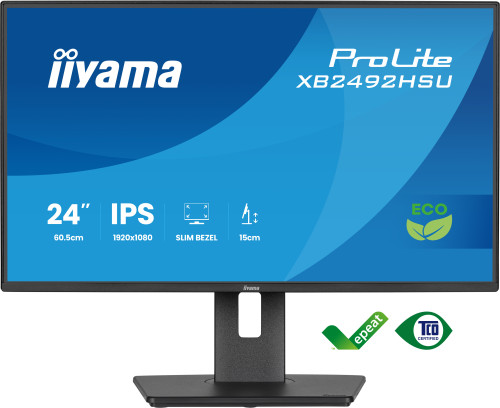 MONITOR IYAMA PROLITE XB2492HSU-B1, 61 CM (24"), 1080 X 1920 PIXELES, QUAD HD, LED, 3 MS, NEGRO - Imagen 3
