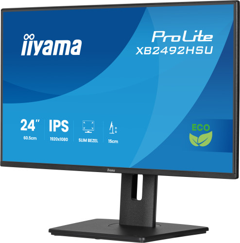 MONITOR IYAMA PROLITE XB2492HSU-B1, 61 CM (24"), 1080 X 1920 PIXELES, QUAD HD, LED, 3 MS, NEGRO - Imagen 6