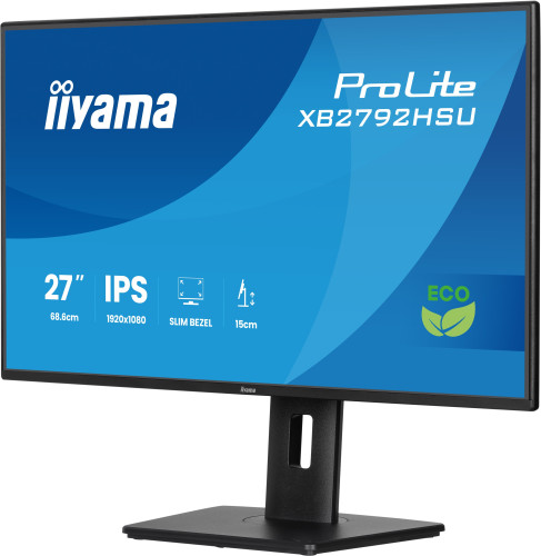 MONITOR IIYAMA PROLITE XB2792HSU-B1, 68,6 CM (27"), 1080 X 1920 PIXELES, QUAD HD, LED, 3 MS, NEGRO - Imagen 4