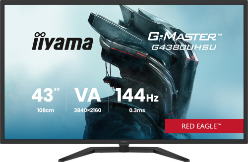 MONITOR IIYAMA, 42,5 PULGADAS G-MASTER G4380UHSU-B1 PANTALLA PARA PC 108 CM 3840 x 2160 PIXELES 4K ULTRA HD LED NEGRO - Imagen 3