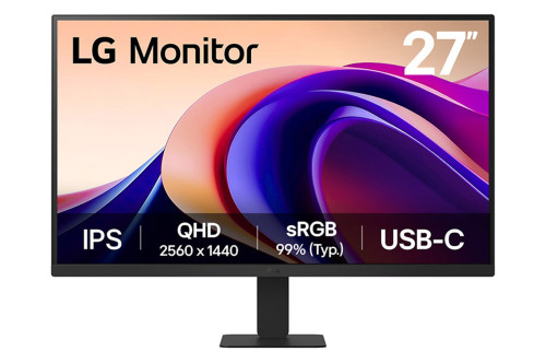 LG 27'' QHD Monitor pantalla para PC 68,6 cm (27") 2560 x 1440 Pixeles Quad HD Negro