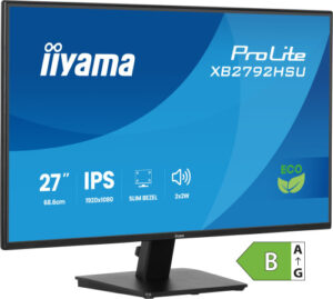MONITOR IIYAMA, 27 PULGADAS, PROLITE, IPS PANEL TECHNOLOGY, 1920X1080, 120HZ, MATE NEGRO