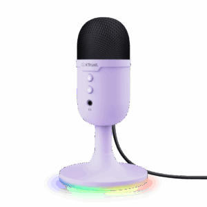 Trust GXT 234P Yunix Púrpura Micrófono de superficie para mesa