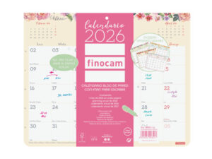 CALENDARIO 2026 PARED IMAN TRENDY DESIGN ESCRIBIR 250X200MM FINOCAM 787510126