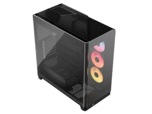 Corsair 4500X LX-R RGB Tempered Glass Mid-Tower, Black Midi Tower Negro