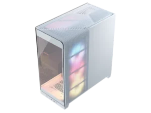 Corsair 4500X LX-R RGB Tempered Glass Mid-Tower, White Midi Tower Blanco