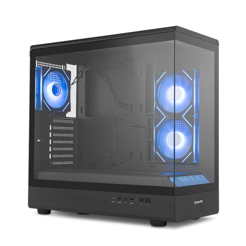 NOX Hummer NXHUMMERSIGNALBK carcasa de ordenador Midi Tower Negro - Imagen 3