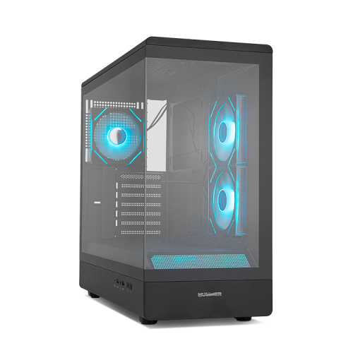 NOX Hummer NXHUMMERSIGNALBK carcasa de ordenador Midi Tower Negro - Imagen 9