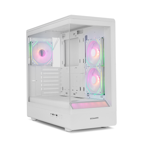 NOX CAJA HUMMER SIGNAL | SEMITORRE FRAMELESS ARGB BLANCO - Imagen 2