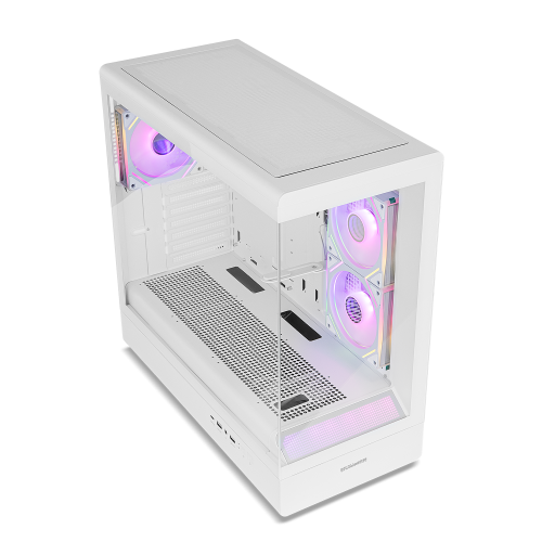 NOX CAJA HUMMER SIGNAL | SEMITORRE FRAMELESS ARGB BLANCO - Imagen 3
