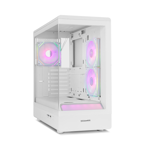 NOX CAJA HUMMER SIGNAL | SEMITORRE FRAMELESS ARGB BLANCO - Imagen 4