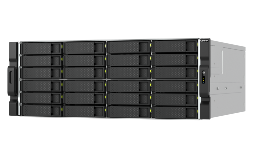 QNAP TS-h2477AXU-RP Servidor de almacenamiento Bastidor (4U) AMD Ryzen™ 7 7745 32 GB DDR5 0 TB QNAP QTS Negro, Gris - Imagen 2