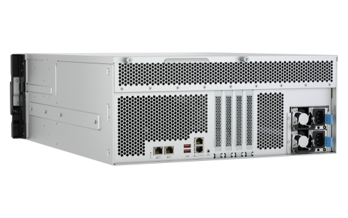 QNAP TS-h2477AXU-RP Servidor de almacenamiento Bastidor (4U) AMD Ryzen™ 7 7745 32 GB DDR5 0 TB QNAP QTS Negro, Gris - Imagen 9