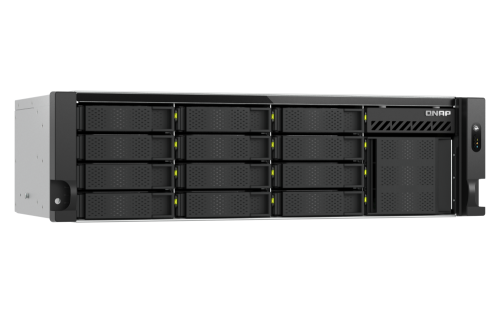 QNAP TS-H1655XEU-RP Servidor de almacenamiento Bastidor (3U) Intel Atom® C5125 8 GB DDR4 0 TB QuTS hero Negro, Gris - Imagen 4