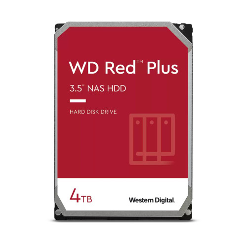 QNAP WD, HDD, RED PLUS, SATA III, 3.5-INCH, 4TB, WD40EFPX - Imagen 2