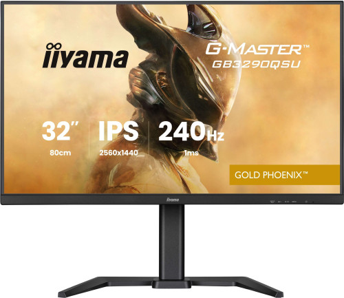 MONITOR IIYAMA, 32 PULGADAS, G-MASTER GB3271QSU-B1 FAST IPS QHD 165HZ 1MS FREESYNC USB-A ALTAVOCES ALTURA AJUSTABLE - Imagen 2