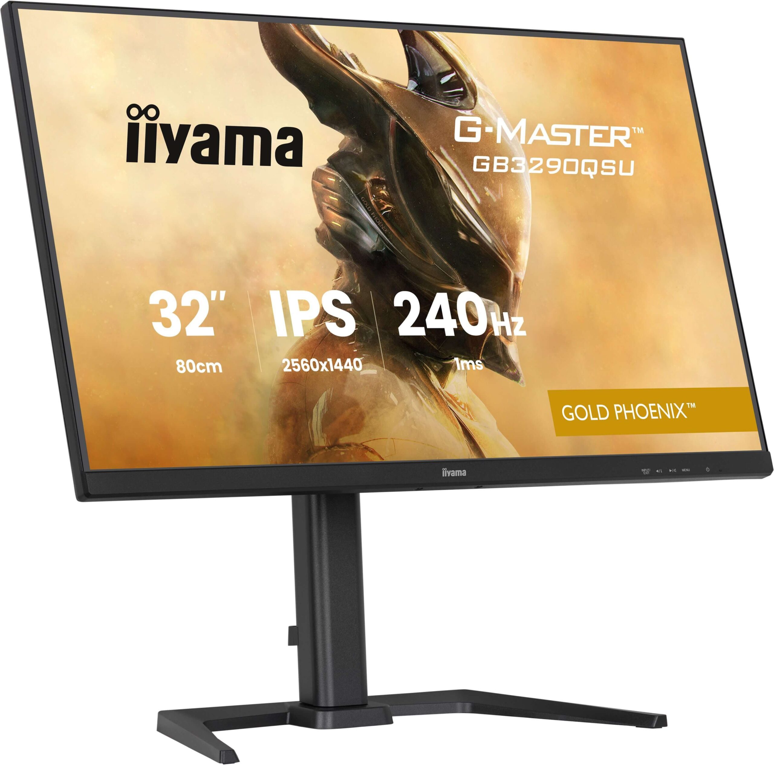 MONITOR IIYAMA, 32 PULGADAS, G-MASTER GB3271QSU-B1 FAST IPS QHD 165HZ 1MS FREESYNC USB-A ALTAVOCES ALTURA AJUSTABLE - Imagen 3