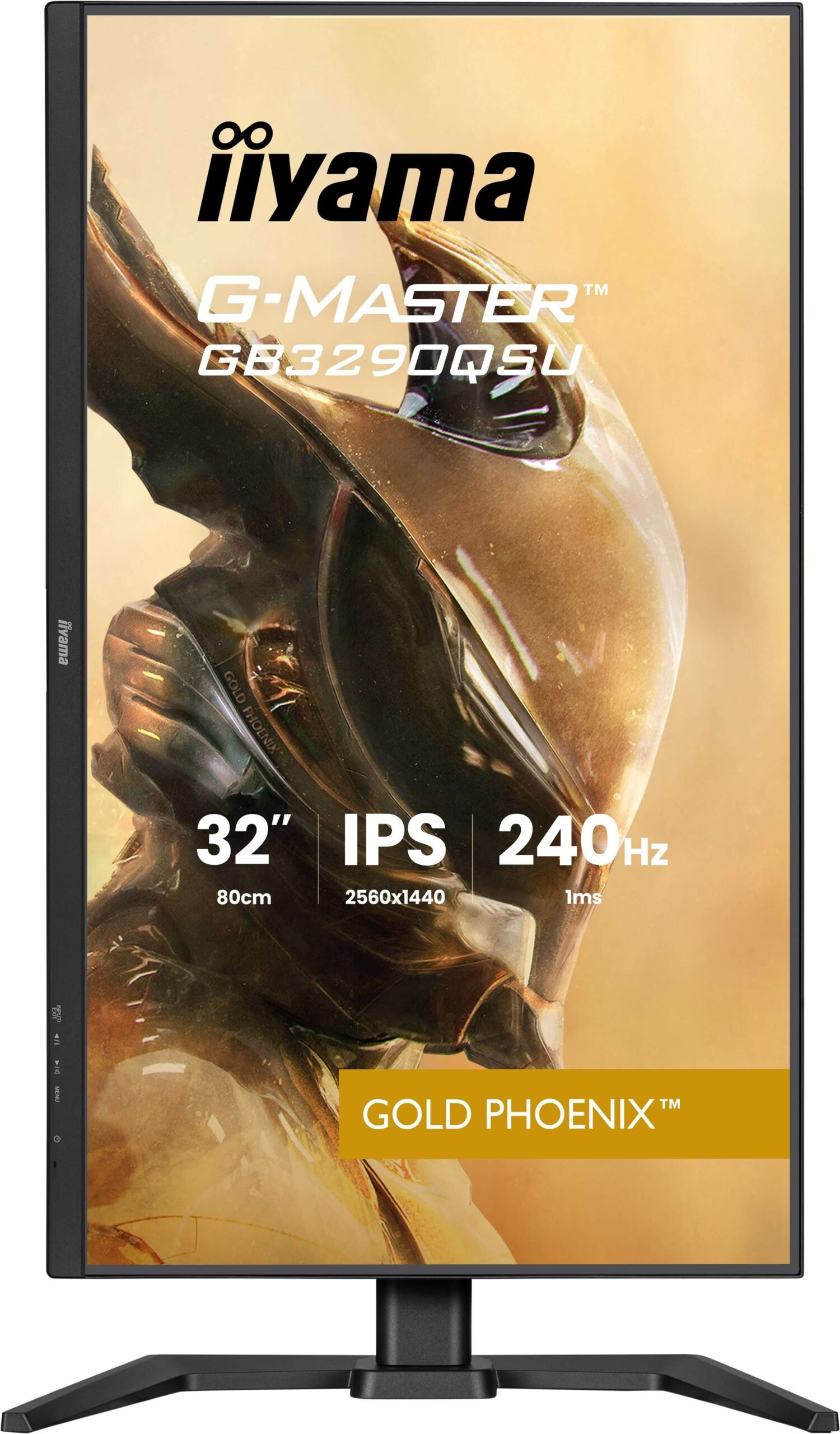 MONITOR IIYAMA, 32 PULGADAS, G-MASTER GB3271QSU-B1 FAST IPS QHD 165HZ 1MS FREESYNC USB-A ALTAVOCES ALTURA AJUSTABLE - Imagen 6