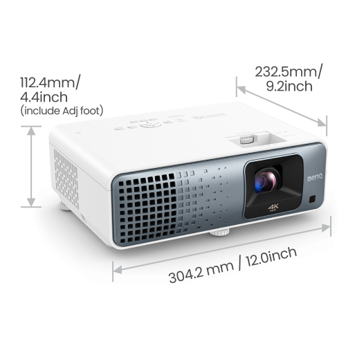 BenQ TK710 Proyector de alcance estándar 3200 lúmenes ANSI DLP UHD 4K (3840x2160) 3D Negro, Blanco - Imagen 5