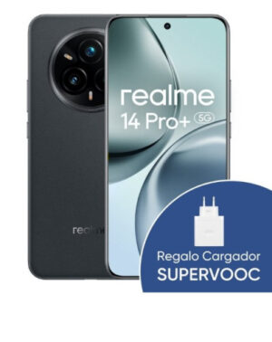 REALME 14 PRO+ 5G 512GB 12GB SUEDE GREY INT NFC + SUPERVOOC 120W POWER ADAPTER WHITE