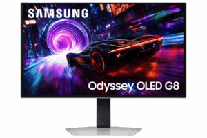 Samsung G81SF pantalla para PC 68,6 cm (27") 3840 x 2160 Pixeles 4K Ultra HD OLED Plata
