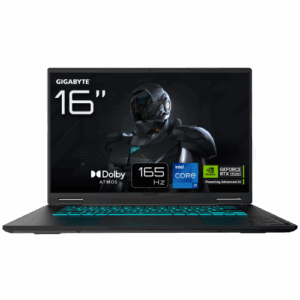 GIGABYTE GAMING A16 CVHI3PT864SD ordenador portatil Intel® Core™ i7 i7-13620H Portátil 40,6 cm (16") WUXGA 32 GB DDR5-SDRAM 1 TB SSD NVIDIA GeForce RTX 5060 Wi-Fi 6E (802.11ax) FreeDOS Negro