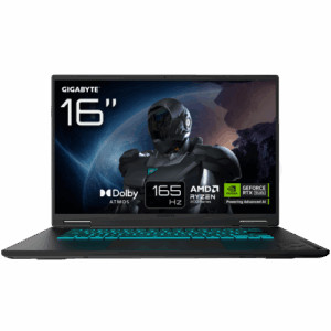 GIGABYTE GAMING A16 3VHK3PT894SD ordenador portatil AMD Ryzen™ 7 260 Portátil 40,6 cm (16") WUXGA 16 GB DDR5-SDRAM 1 TB SSD NVIDIA GeForce RTX 5060 Wi-Fi 6E (802.11ax) FreeDOS Negro