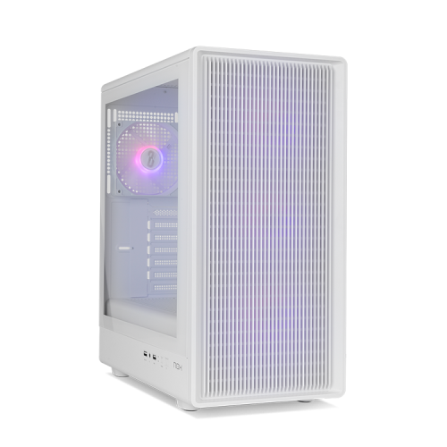 NOX Infinity IOTA Midi Tower Blanco - Imagen 2