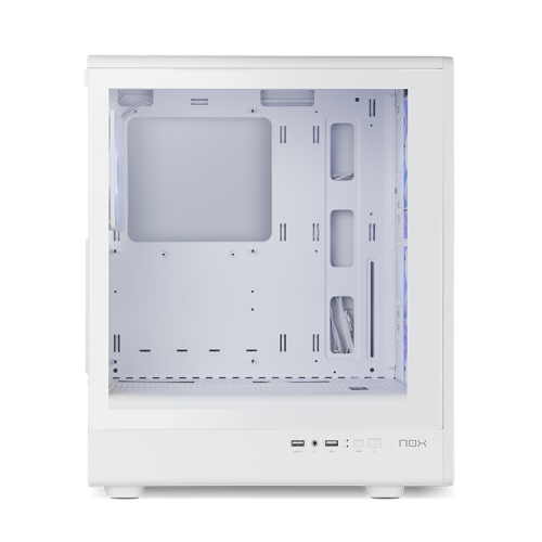 NOX Infinity IOTA Midi Tower Blanco - Imagen 4