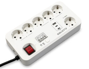 Salicru SPS SAFE MASTER+ Blanco 6 salidas AC 230 V 1,4 m