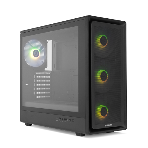 NOX Hummer Aero Midi Tower Negro - Imagen 5