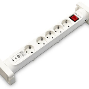 Salicru SPS SAFE 5S+ Blanco 5 salidas AC 230 V 1,4 m