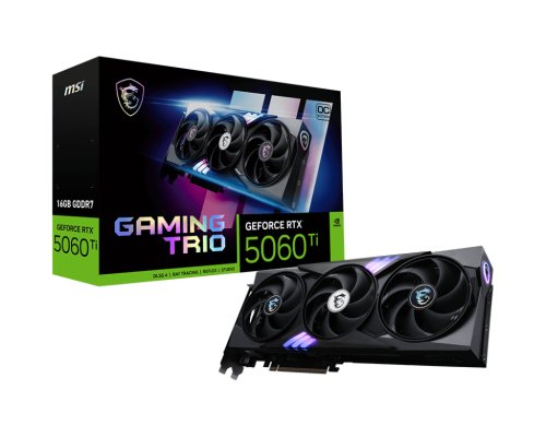 MSI GAMING GeForce RTX 5060 TI 16G TRIO OC NVIDIA 16 GB GDDR7 - Imagen 2