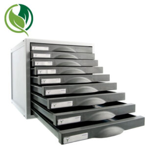 MÓDULO ARCHISYSTEM DE 9 CAJONES 356X316X303 MM GRAFITO ARCHI