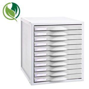MÓDULO ARCHISYSTEM DE 11 CAJONES 356X316X362 MM GRIS ARCHIVO