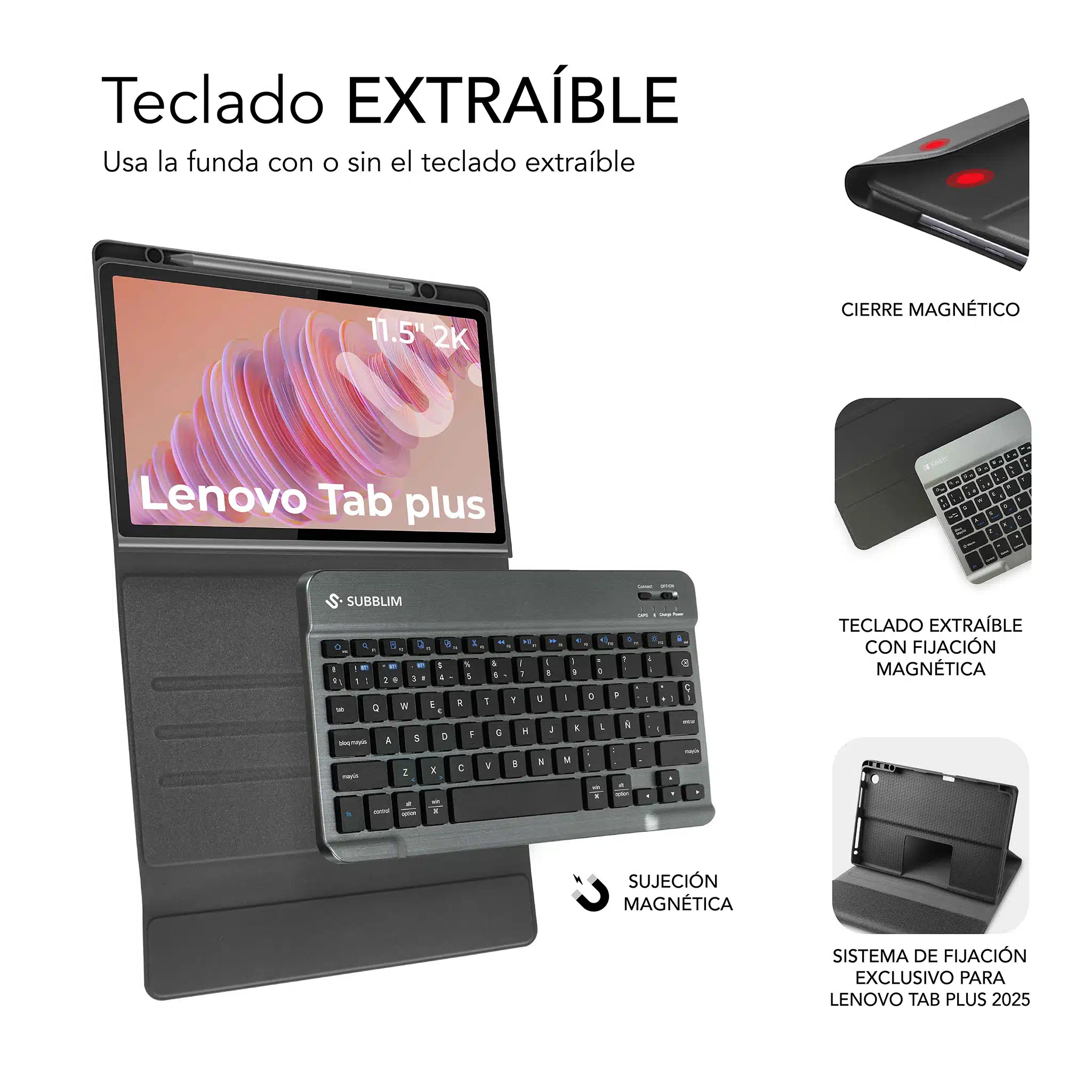SUBBLIM KEYTAB PRO BT LENOVO T - Imagen 3