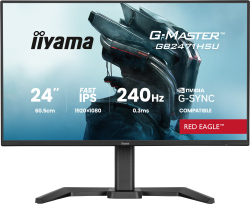 iiyama GB2471HSU-B1 pantalla para PC 60,5 cm (23.8") 1920 x 1080 Pixeles Negro