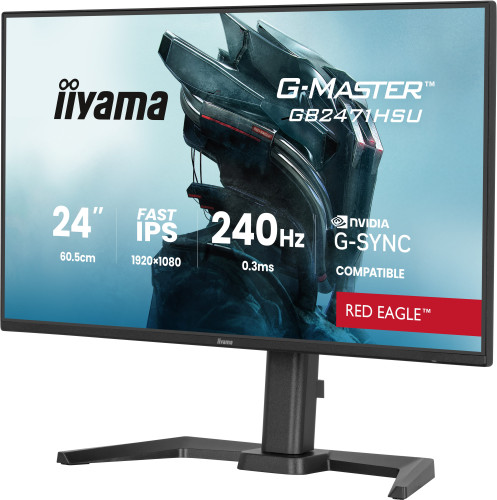 iiyama GB2471HSU-B1 pantalla para PC 60,5 cm (23.8") 1920 x 1080 Pixeles Negro - Imagen 4