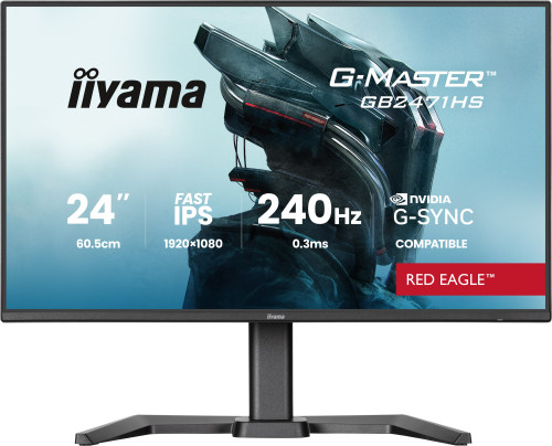 iiyama GB2471HS-B1 pantalla para PC 60,5 cm (23.8") 1920 x 1080 Pixeles Negro