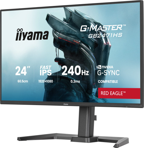 iiyama GB2471HS-B1 pantalla para PC 60,5 cm (23.8") 1920 x 1080 Pixeles Negro - Imagen 4