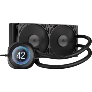 Corsair Nautilus 240 RS LCD Procesador Sistema de refrigeración líquida todo en uno 12 cm Negro 1 pieza(s)