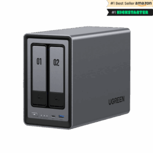 Ugreen NASync DXP2800 NAS System 2-Bay Compacto Intel® N N100 8 GB DDR5 0 TB UGOS Pro Negro