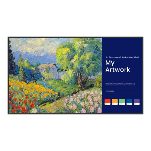 BENQAV DIGITAL SIGNAGE SL6504 (9H.S3MTB.DE2) 65", 24/7 ANDROID 13.0, 8GB 64GB, 500 NITS, 3840 X 2160, REMOTE CONTROLLER, NO OPS SLOT, 3 YRS ON SITE EXCHANGE