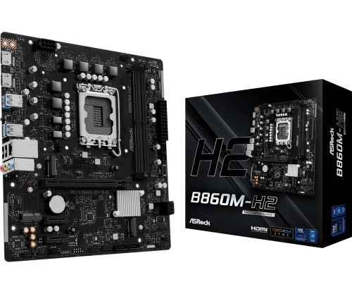 PLACA ASROCK B860M-H2,INTEL,1851,B860,2DDR5,128GB,2HDMI - Imagen 2