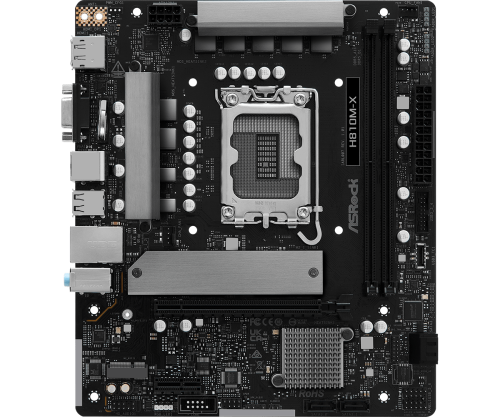 PLACA ASROCK H810M-X,INTEL,1851,H810,2DDR5,128GB,VGA+HDMI+DP