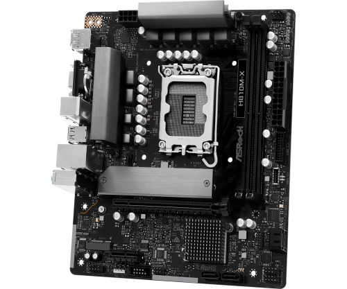PLACA ASROCK H810M-X,INTEL,1851,H810,2DDR5,128GB,VGA+HDMI+DP - Imagen 4