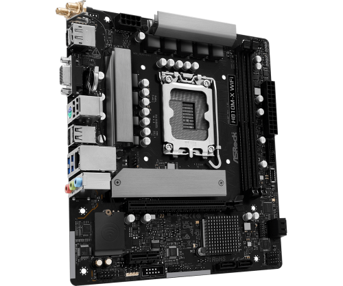 PLACA ASROCK H810M-X WIFI,INTEL,1851,H810,2DDR5,128GB,VGA+HD - Imagen 3
