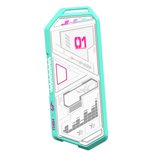 ASUS ROG Strix Arion Hatsune Miku Edition Caja externa para unidad de estado sólido (SSD) Blanco M.2 - Imagen 5